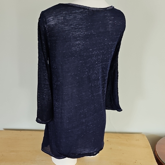 Cato Midnight Blue Long Sleeve Top - Picture 3 of 6